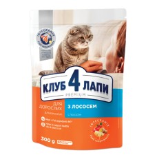 Club 4 Paws Premium Adult Salmon Сухой корм для взрослых кошек с лососем