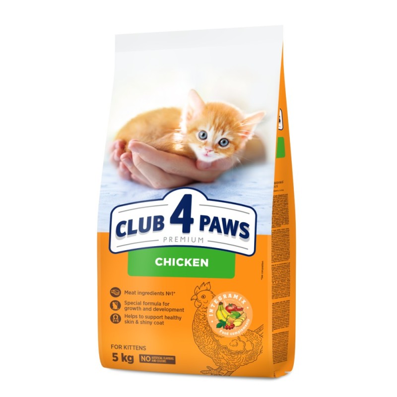 Club 4 Paws Premium Kitten Сухий корм для кошенят з куркою