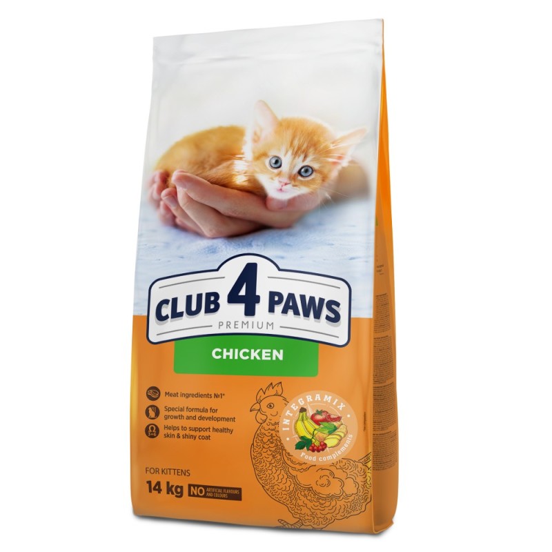 Club 4 Paws Premium Kitten Сухий корм для кошенят з куркою