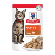 Hills Science Plan Feline Adult Turkey Консервы для взрослых кошек с индейкой