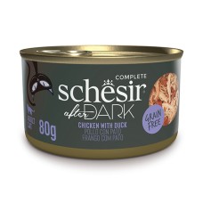 Schesir After Dark Chicken With Duck Консервы для кошек с курицей и уткой в бульоне (банка)