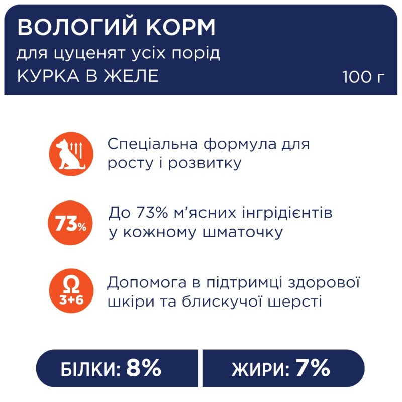Club 4 Paws Premium Консерви для цуценят з куркою в желе