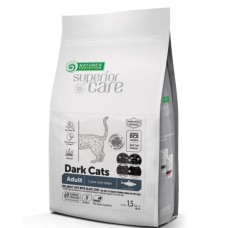 Nature's Protection Superior Care Dark Cats Grain Free with Herring Adult all Breeds Сухой беззерновой корм для взрослых кошек с темным окрасом шерсти