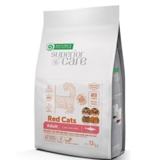 Nature's Protection Superior Care Red Cats Grain Free with Herring Adult all Breeds Сухой беззерновой корм для взрослых кошек с рыжим окрасом шерсти