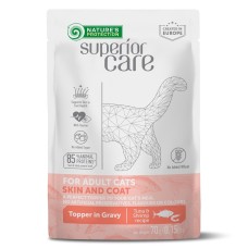 Nature's Protection Superior Care Cat Adult Skin & Coat with Tuna & Shrimps Консервы для взрослых кошек для здоровья шерсти и кожи с тунцом